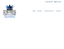 Tablet Screenshot of fortresshomemortgage.com
